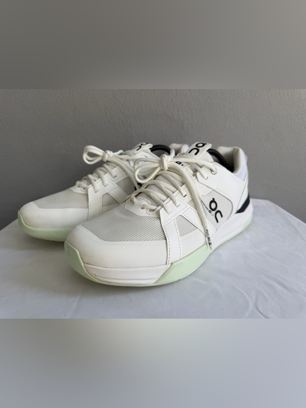 On The Roger Clubhouse Pro Sneakers s10.5 Men’s White/Green - Picture 3 of 13